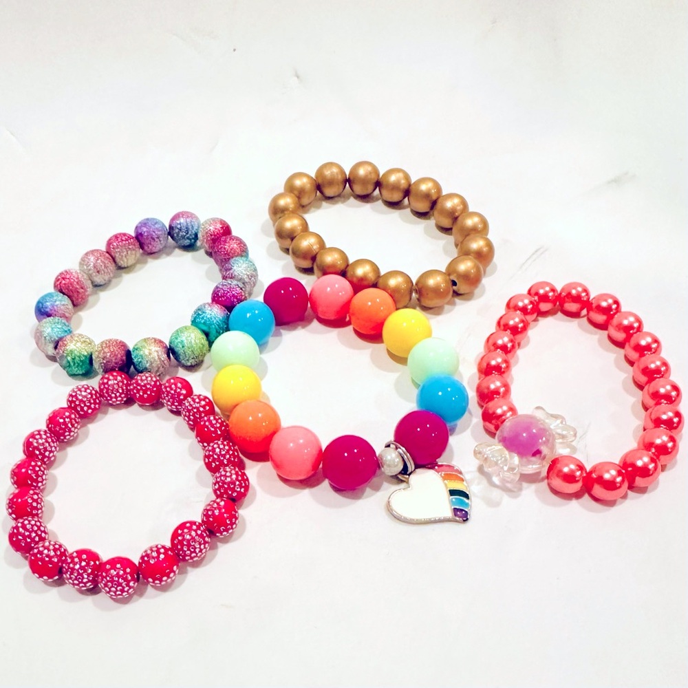 5 Ava & Anthony little Girls Bracelet Set
